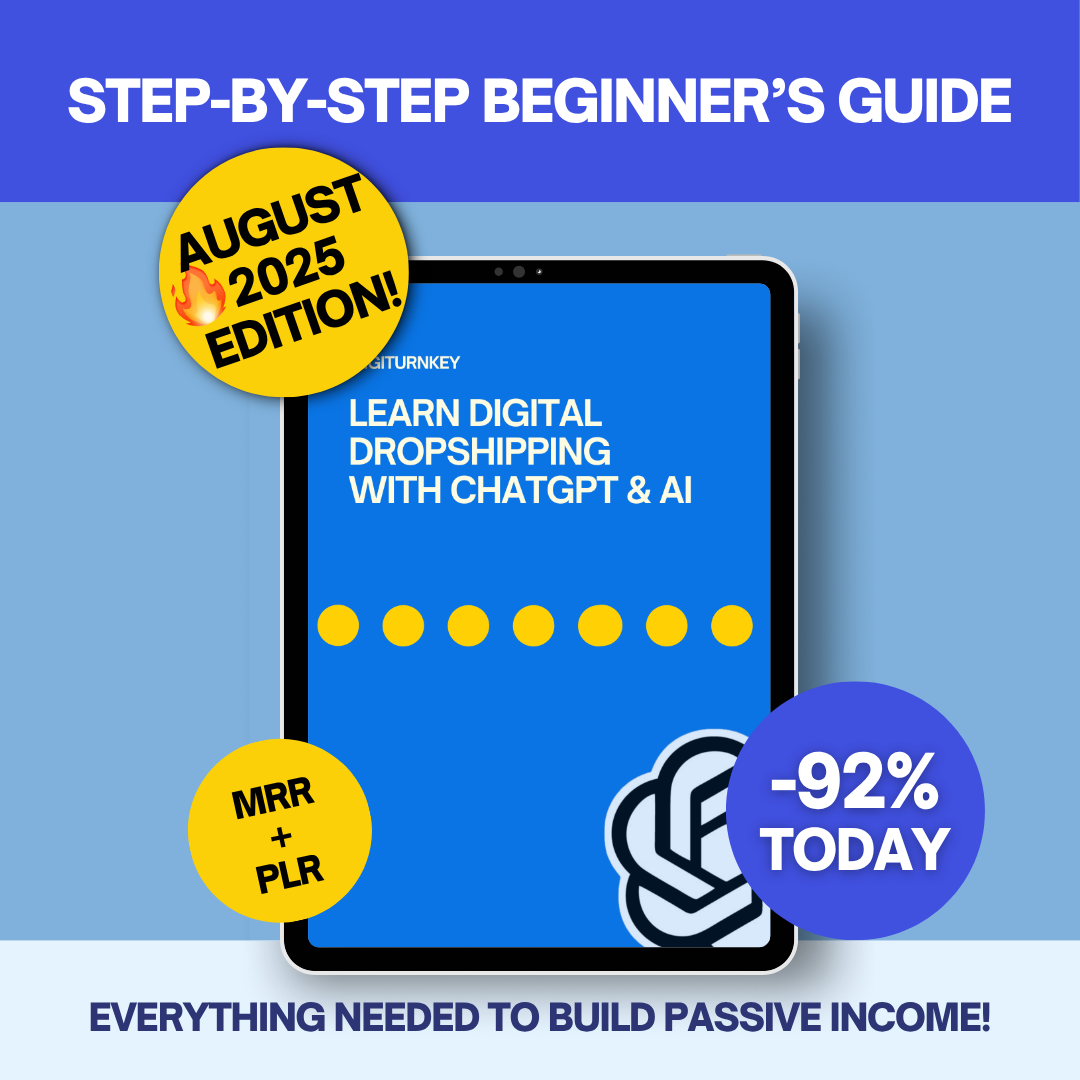 Learn Digital Dropshipping With Chatgpt & Ai (Ebook)