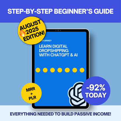 Learn Digital Dropshipping With Chatgpt & Ai (Ebook)