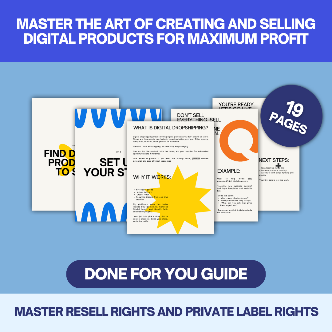 Learn Digital Dropshipping With Chatgpt & Ai (Ebook)