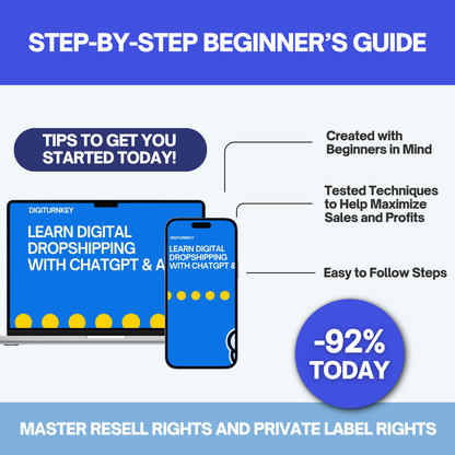 Learn Digital Dropshipping With Chatgpt & Ai (Ebook)